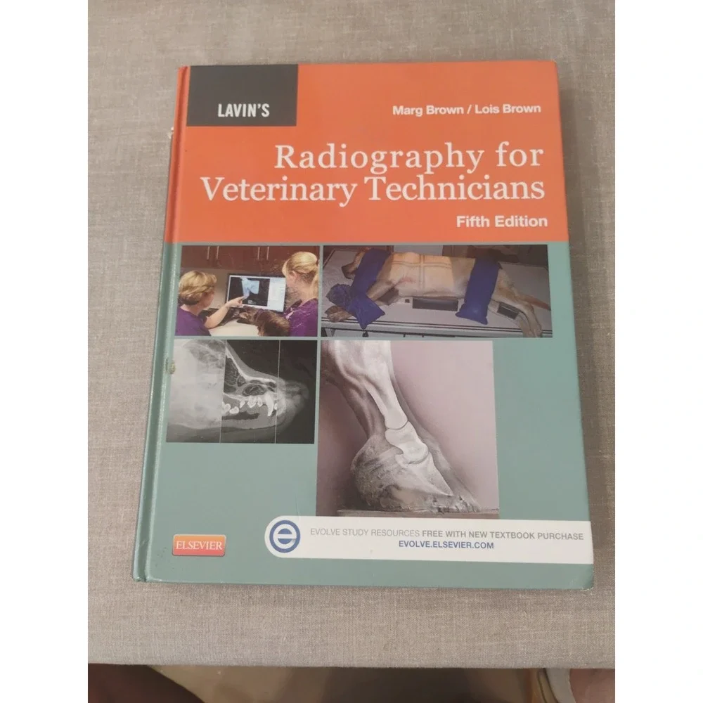 Lavin's Radiography for Veterinary Technicians, 5th ed, Hardcover, Great book
